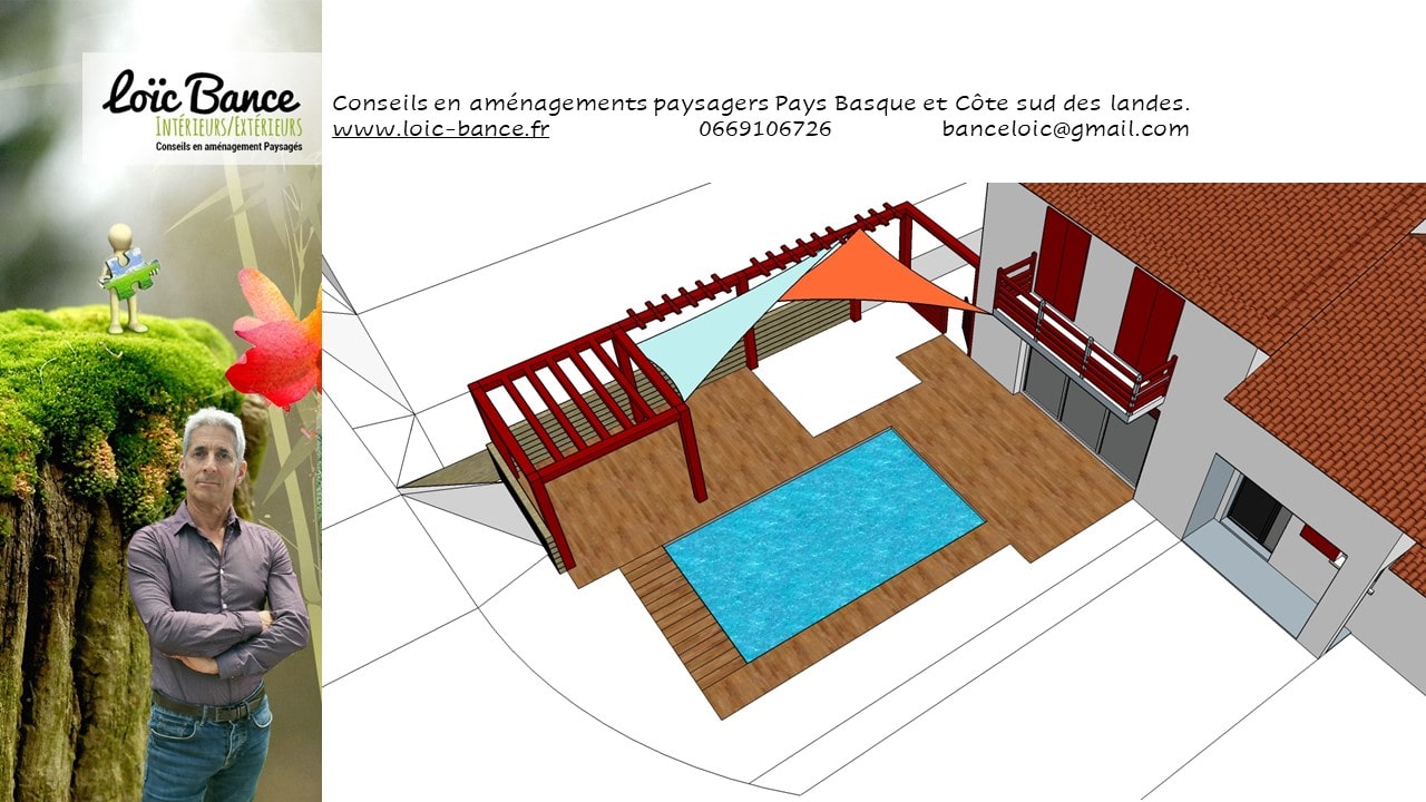 Paysagiste ahetze croquis aménagement paysager  Ahetze