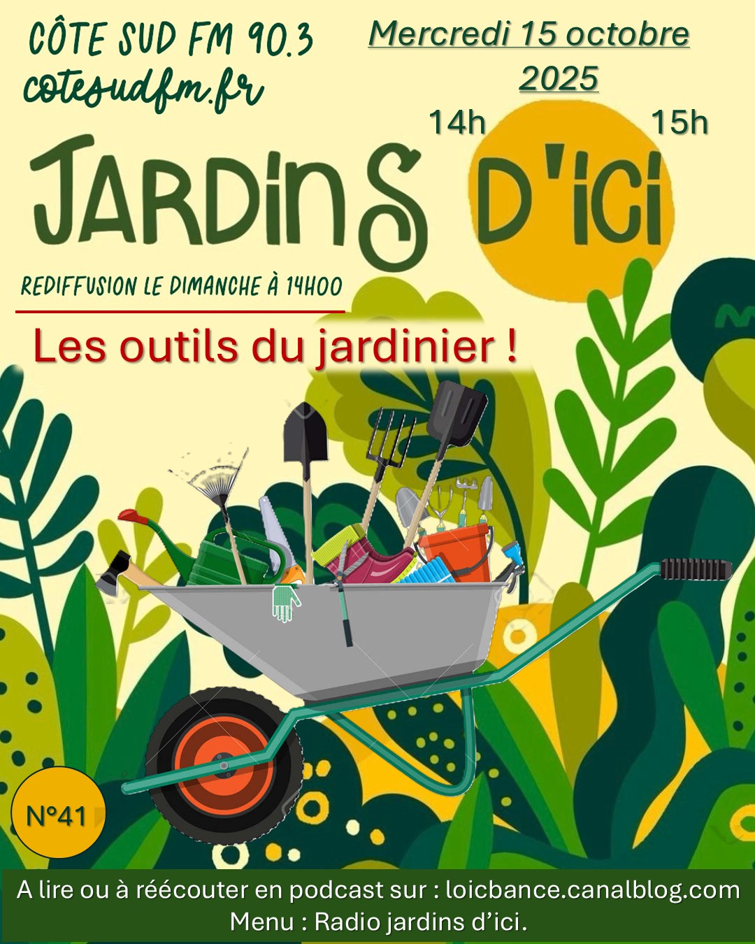 Outils; Outillage; Jardins; Jardiniers; Radio; Jardins d'ici; Paysages; Aménagements paysagers; Landes; Paysagiste Landes; Pays Basque; Paysagiste Pays Basque; Concepteur de jardins; Ahetze; Paysagiste Ahetze; Anglet; Paysagiste Anglet; Arbonne; Paysagiste Arbonne; Arcangues; Paysagiste Arcangues; Bayonne; Paysagiste Bayonne; Biarritz; Paysagiste Biarritz; Capbreton; Paysagiste Capbreton; Guéthary; Paysagiste Guéthary; Hossegor; Paysagiste Hossegor; Saint Jean de Luz; Paysagiste Saint Jean de Luz; Seignosse; Paysagiste Seignosse; Tosse; Paysagiste Tosse; 