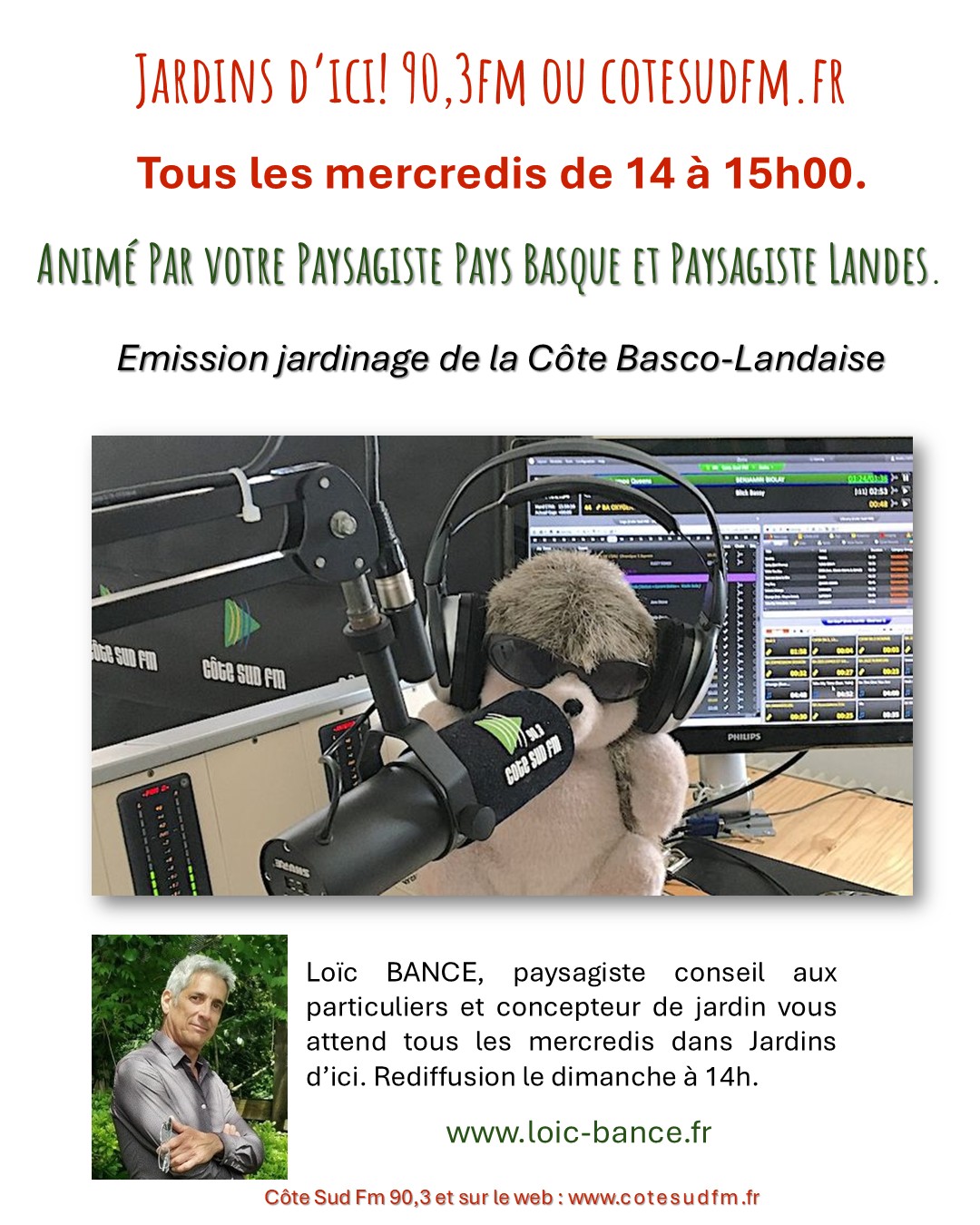 Emission jardinage de la Côte Basco-Landaise
