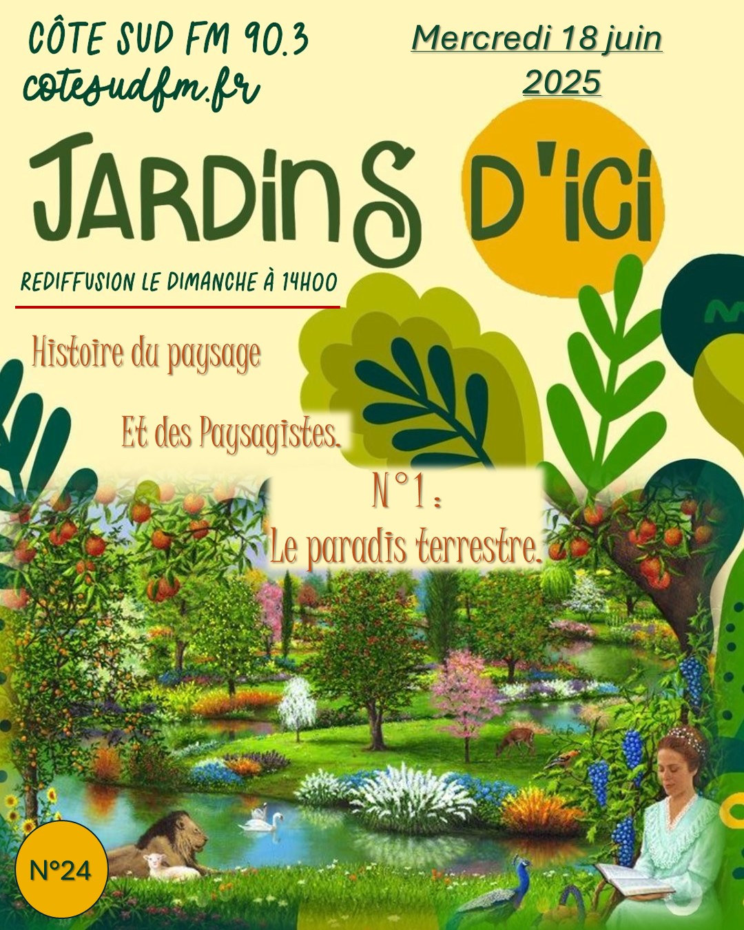 Paysages; Paysagistes; Paradis; Terrestre; Cote Sud FM; 90.3; Radio; Landes; Pays Basque; Paysagiste Landes; Paysagiste Pays Basque; Loïc BANCE; Paysagiste conseils aux particuliers; Concepteur de jardins; Aménagements paysagers; Ahetze; 